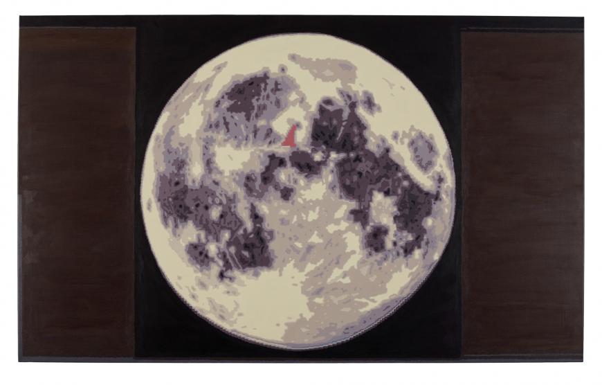 Projektion (Aufschlagstelle Luna 2)